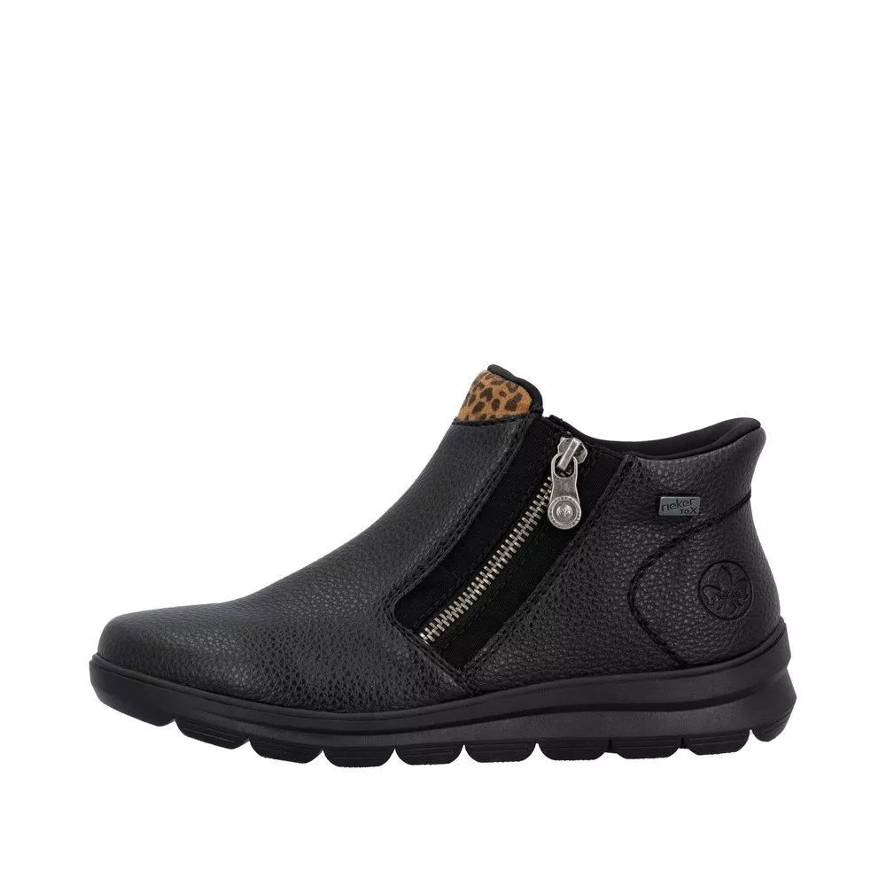 Botki RIEKER Z0059-00 black