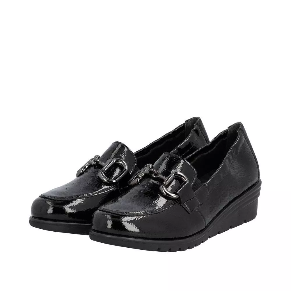Mokasyny RIEKER L5352-00 black