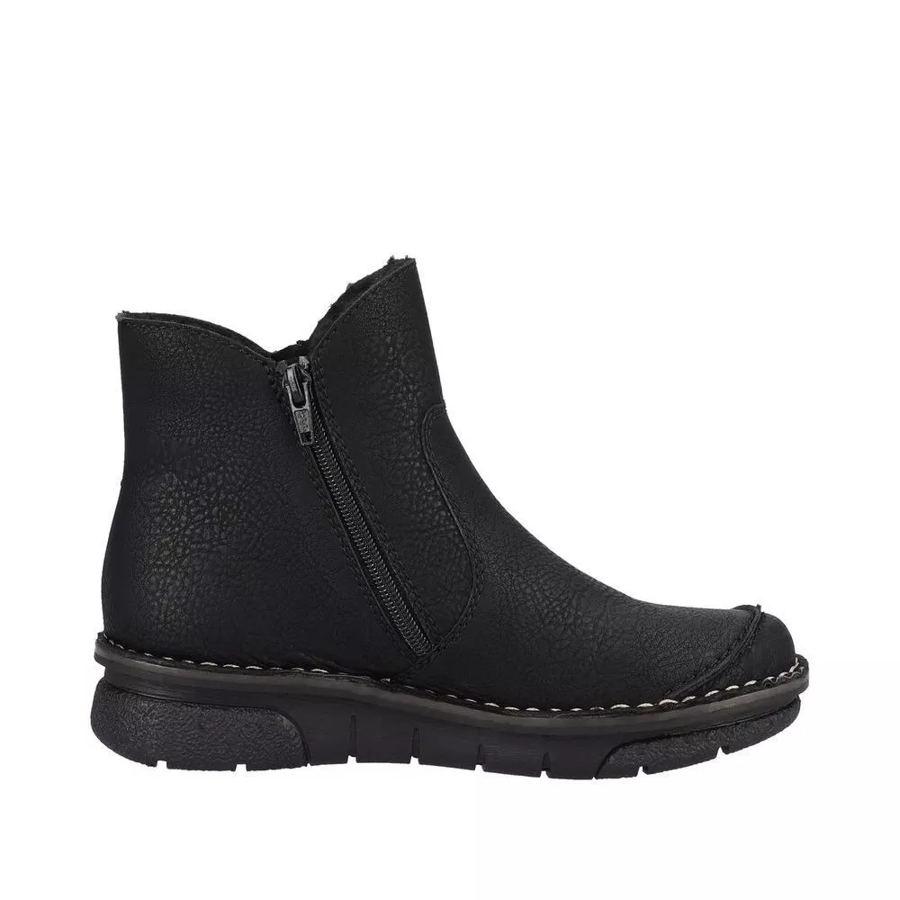 Botki RIEKER 73357-00 black
