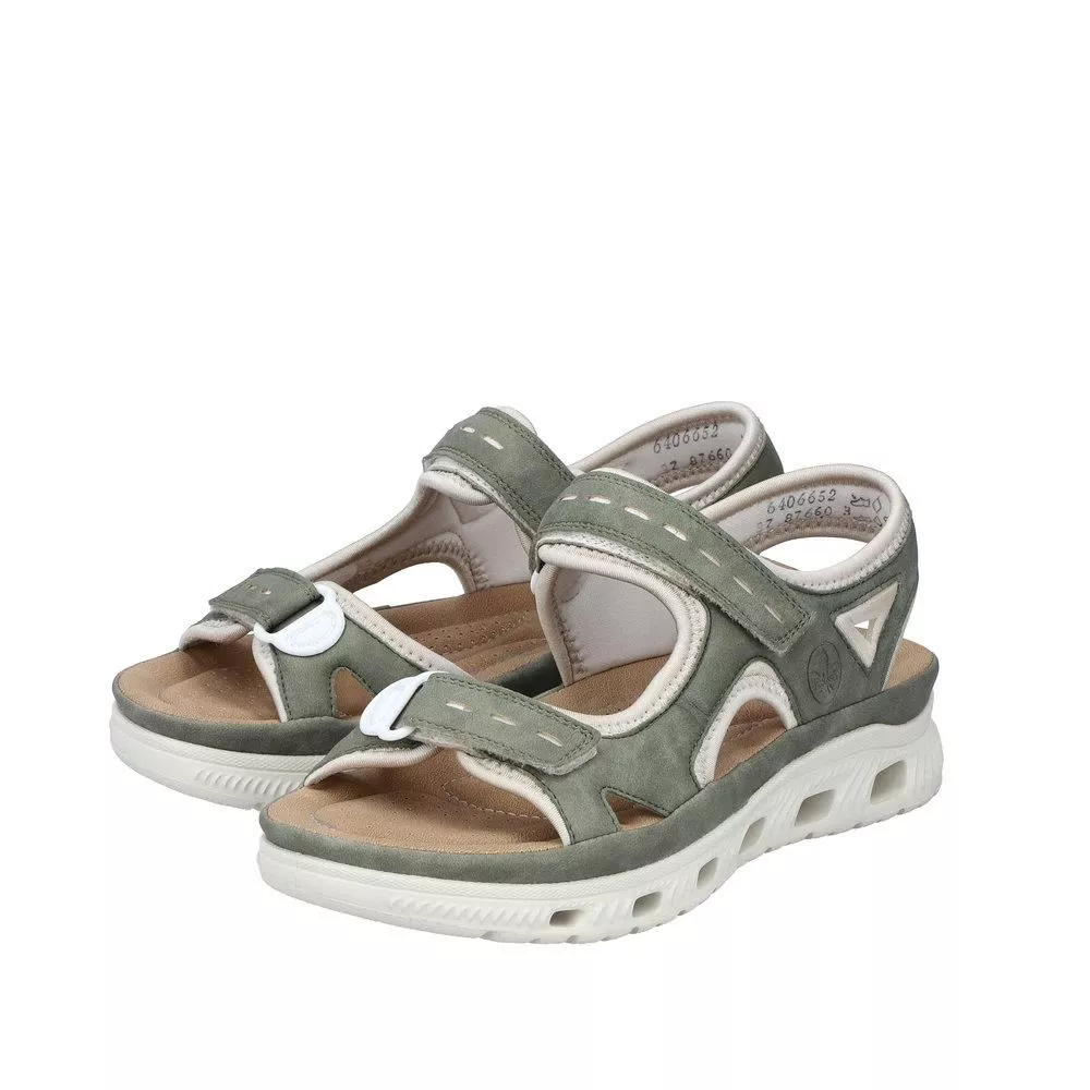 Sandały RIEKER 64066-52 grey