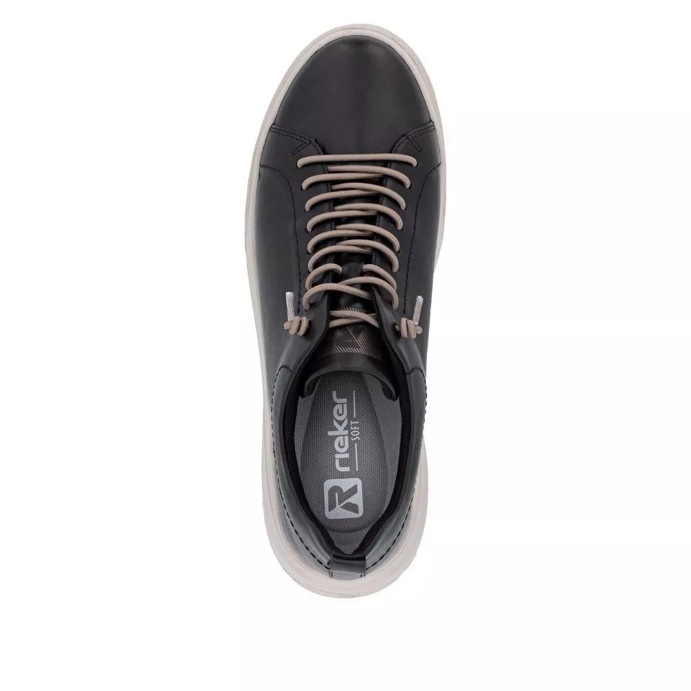 Półbuty RIEKER W2301-00 black