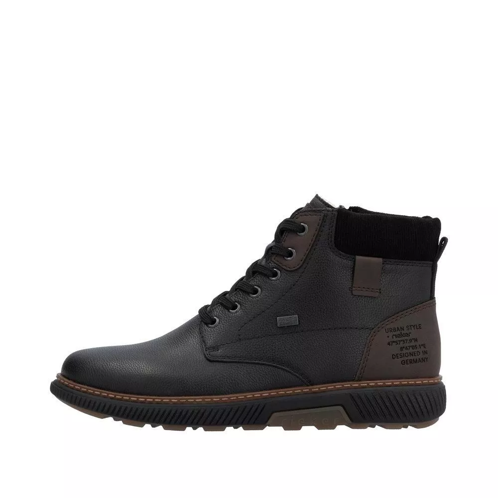Trzewiki RIEKER B3343-00 black