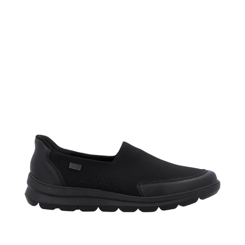 Półbuty RIEKER Z0054-00 black