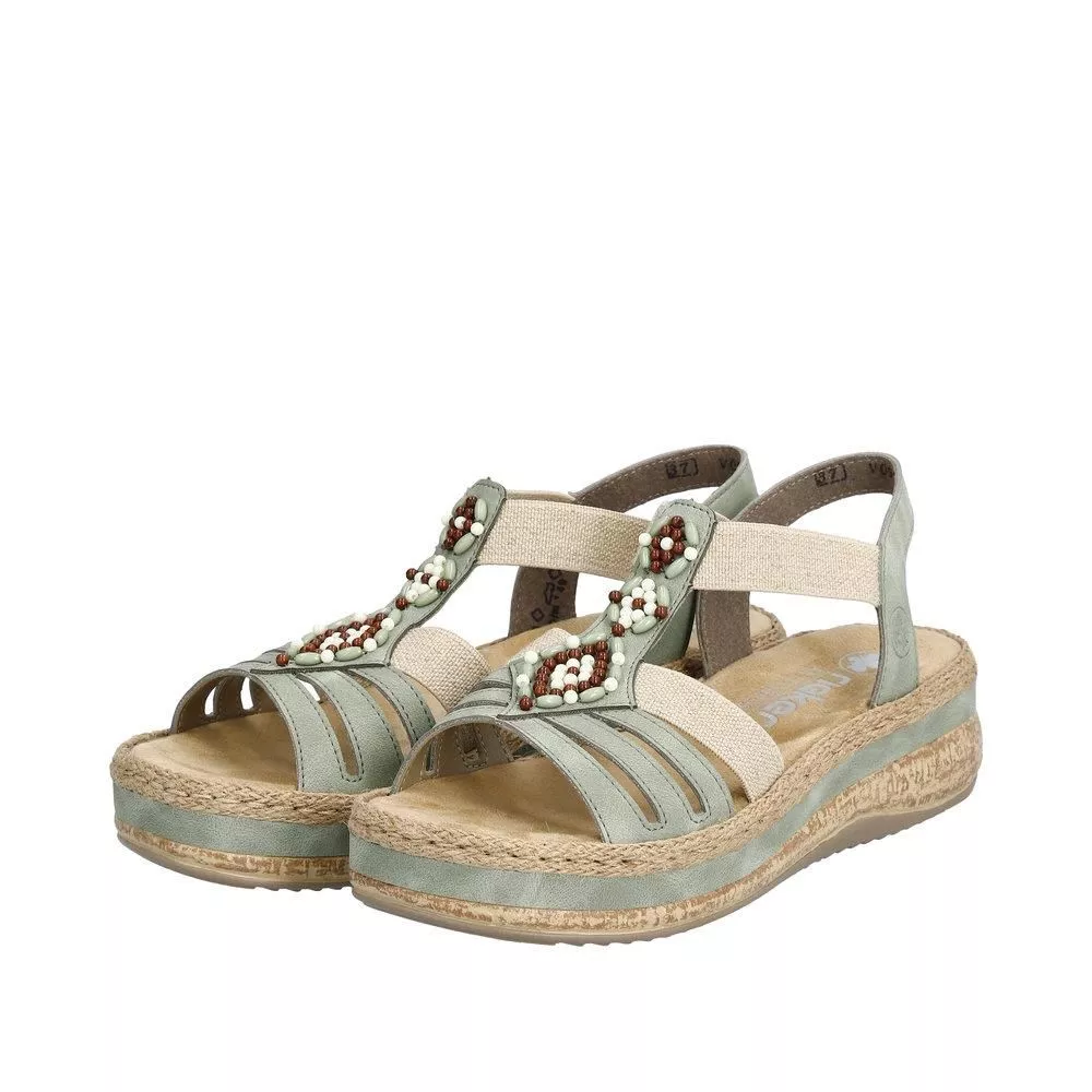 Sandały RIEKER V0920-52 green