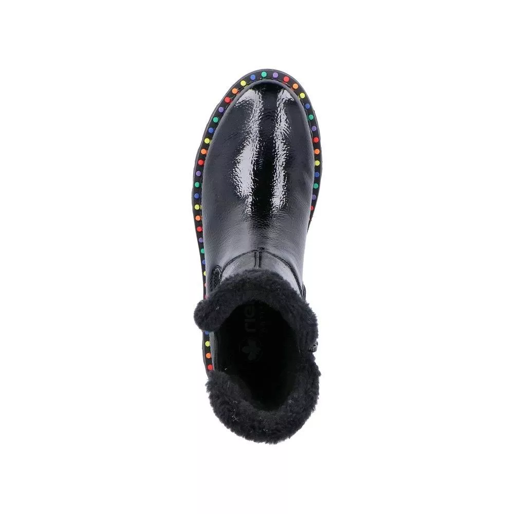 Botki RIEKER Y3350-00 black