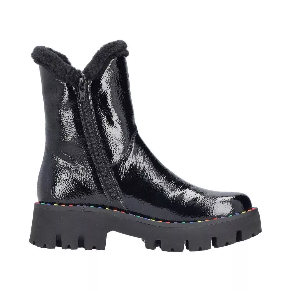 Botki RIEKER Y3350-00 black