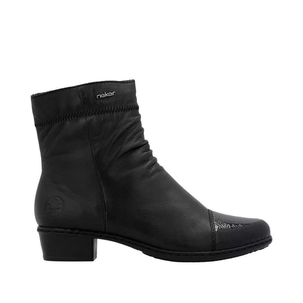 Botki RIEKER Y0773-00 black