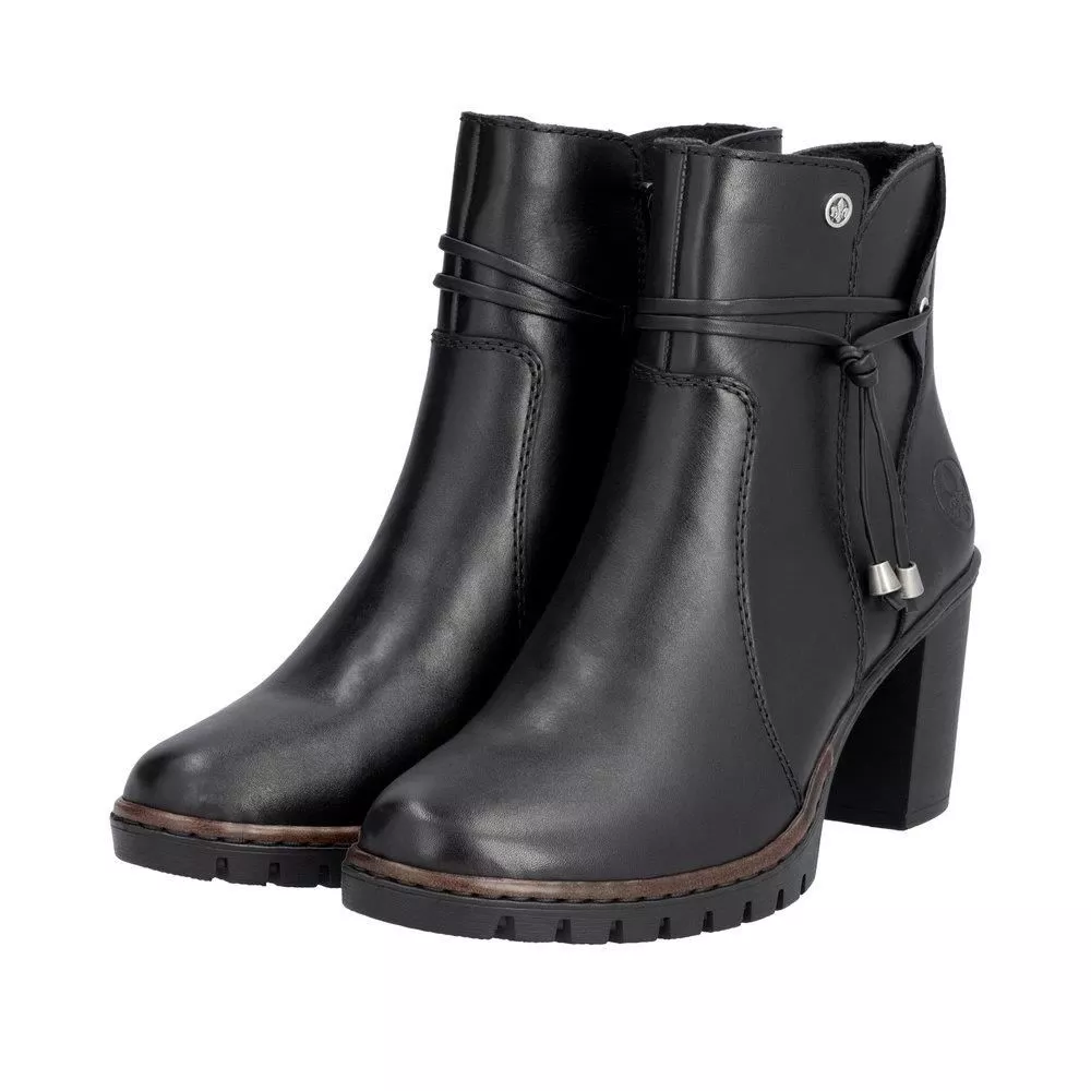 Botki RIEKER Y2567-00 black
