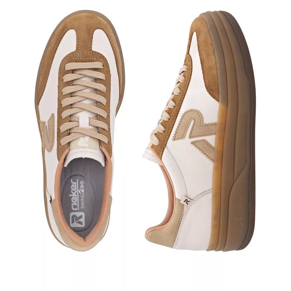 Półbuty RIEKER W3700-62 beige
