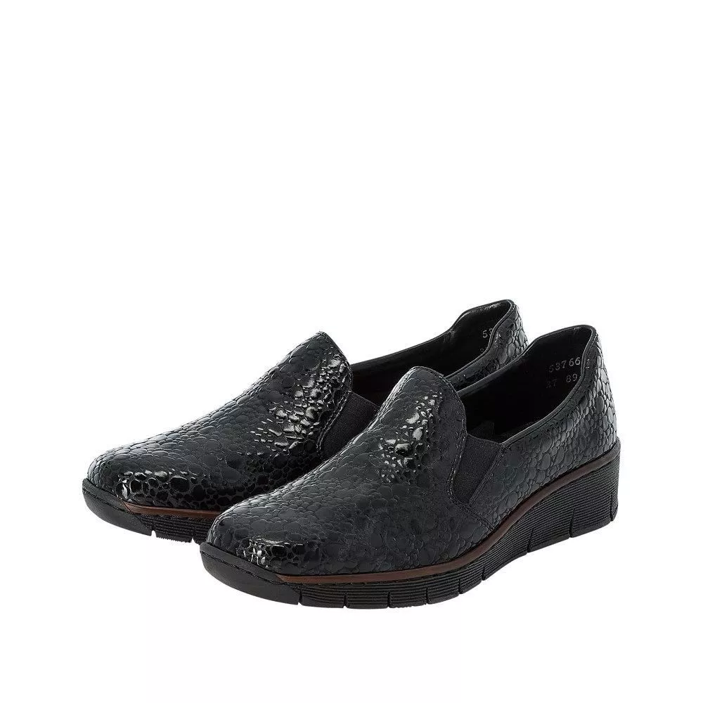 Mokasyny RIEKER 53766-45 grey
