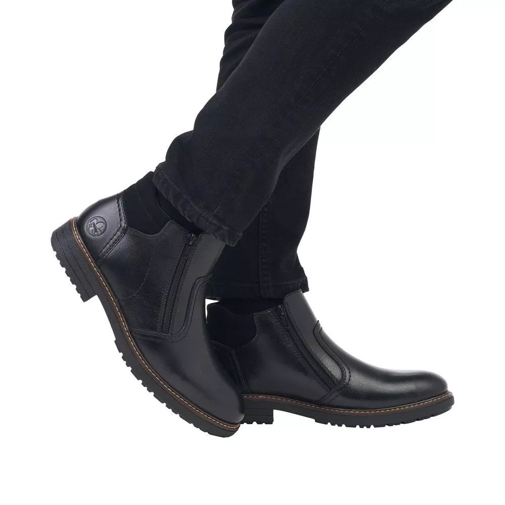 Botki RIEKER 33151-00 black