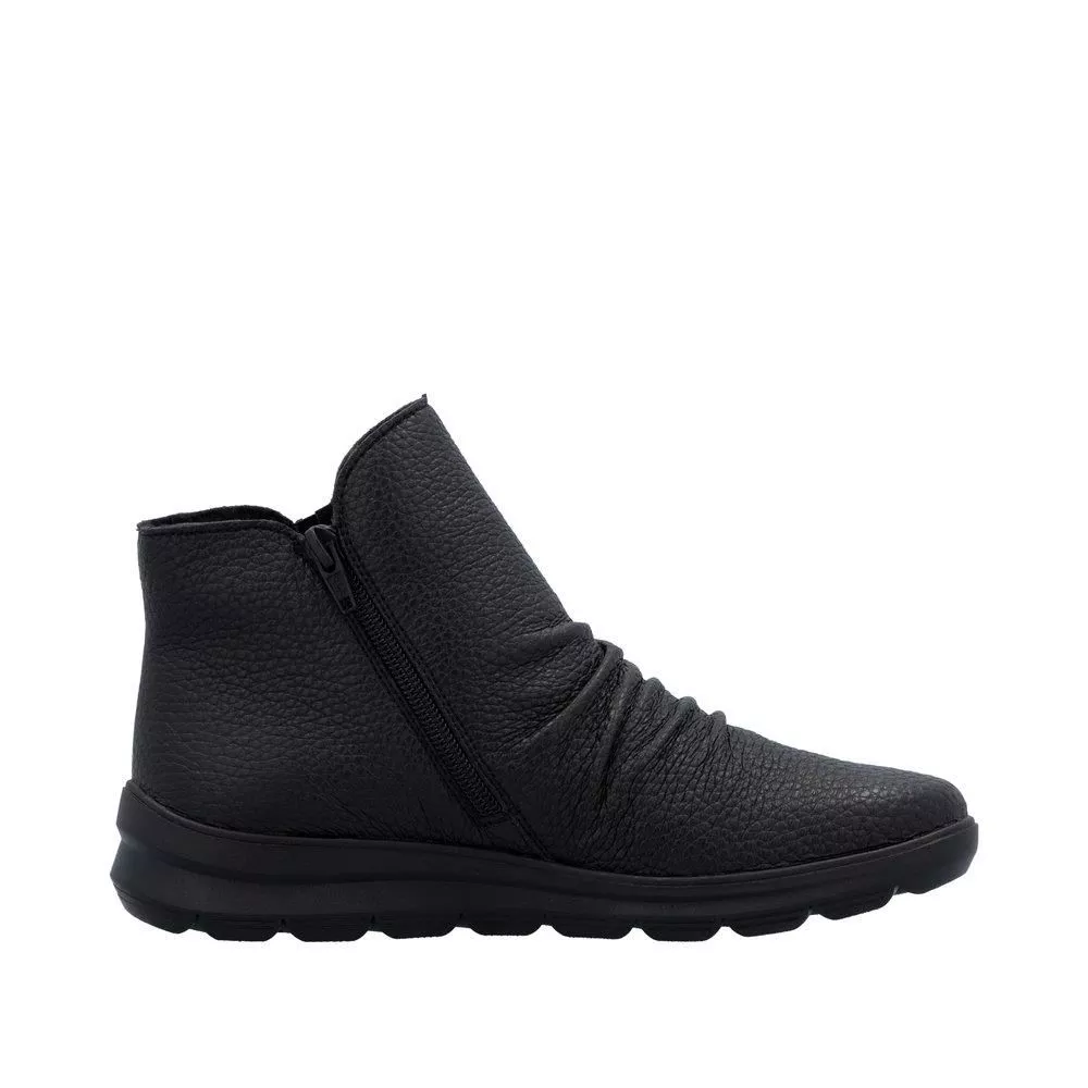 Botki RIEKER Z0056-00 black