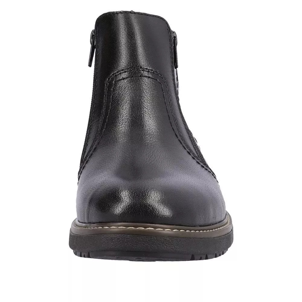 Botki RIEKER 33151-00 black