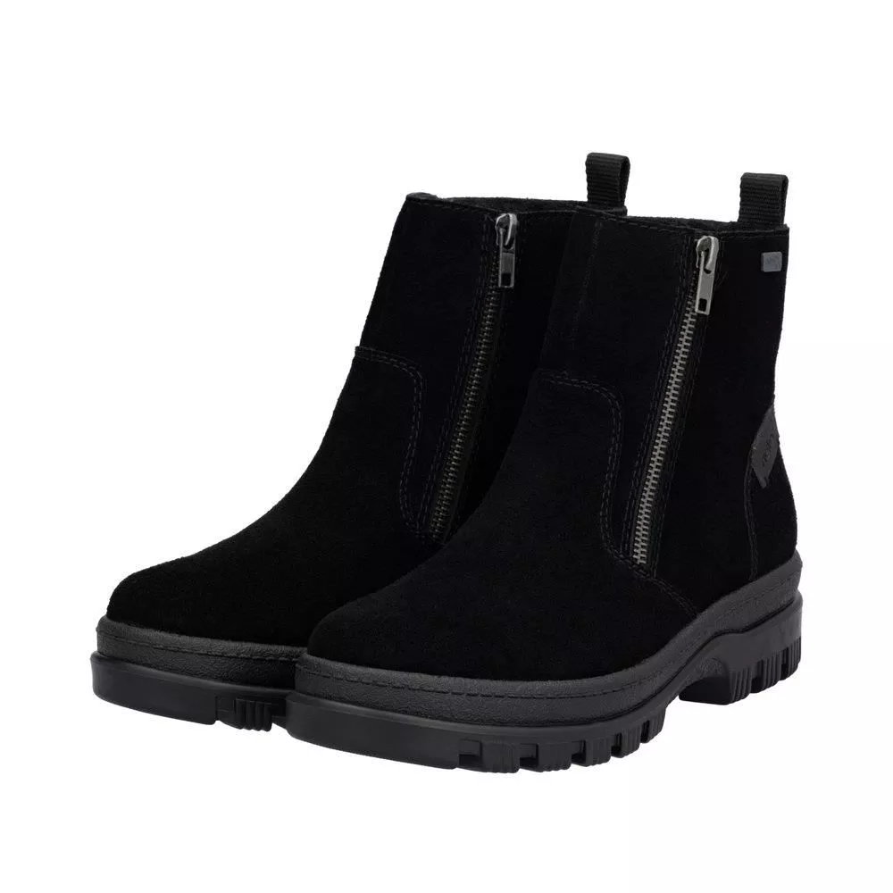 Botki RIEKER X8251-00 black