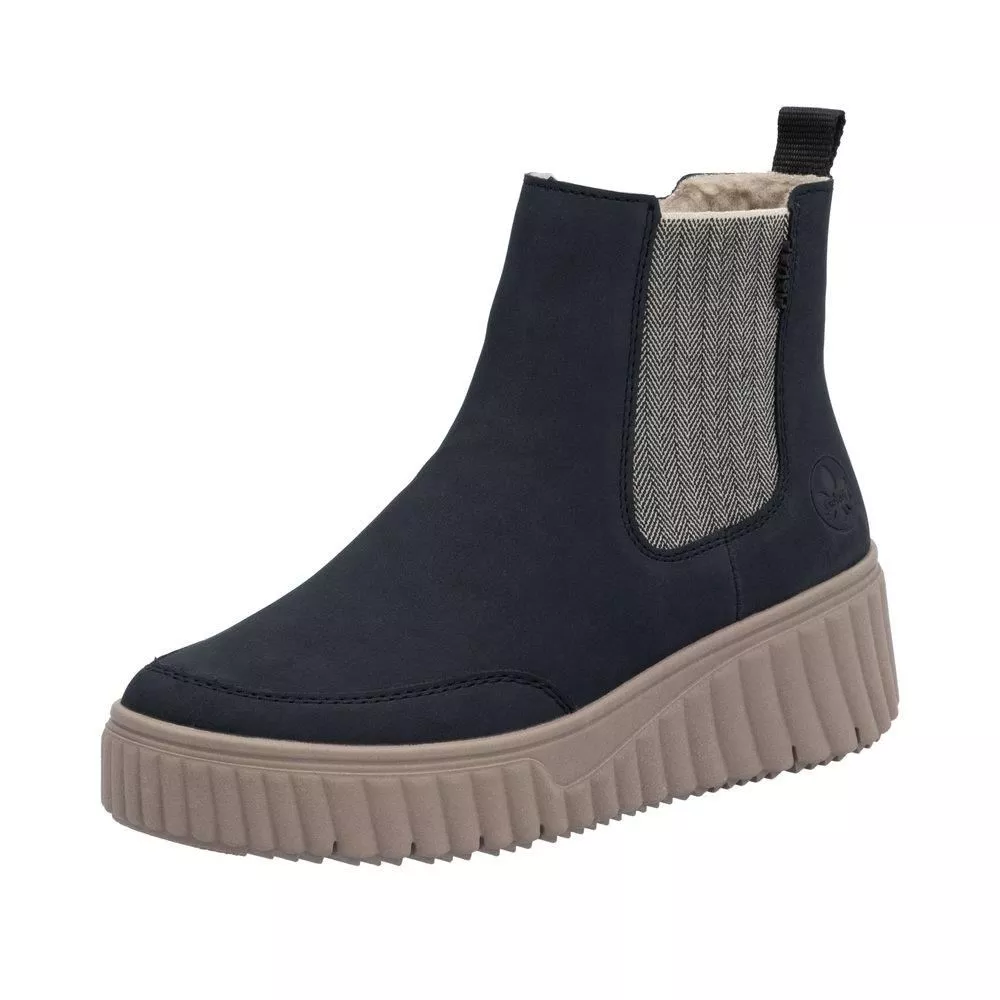 Botki RIEKER N2553-14 blue