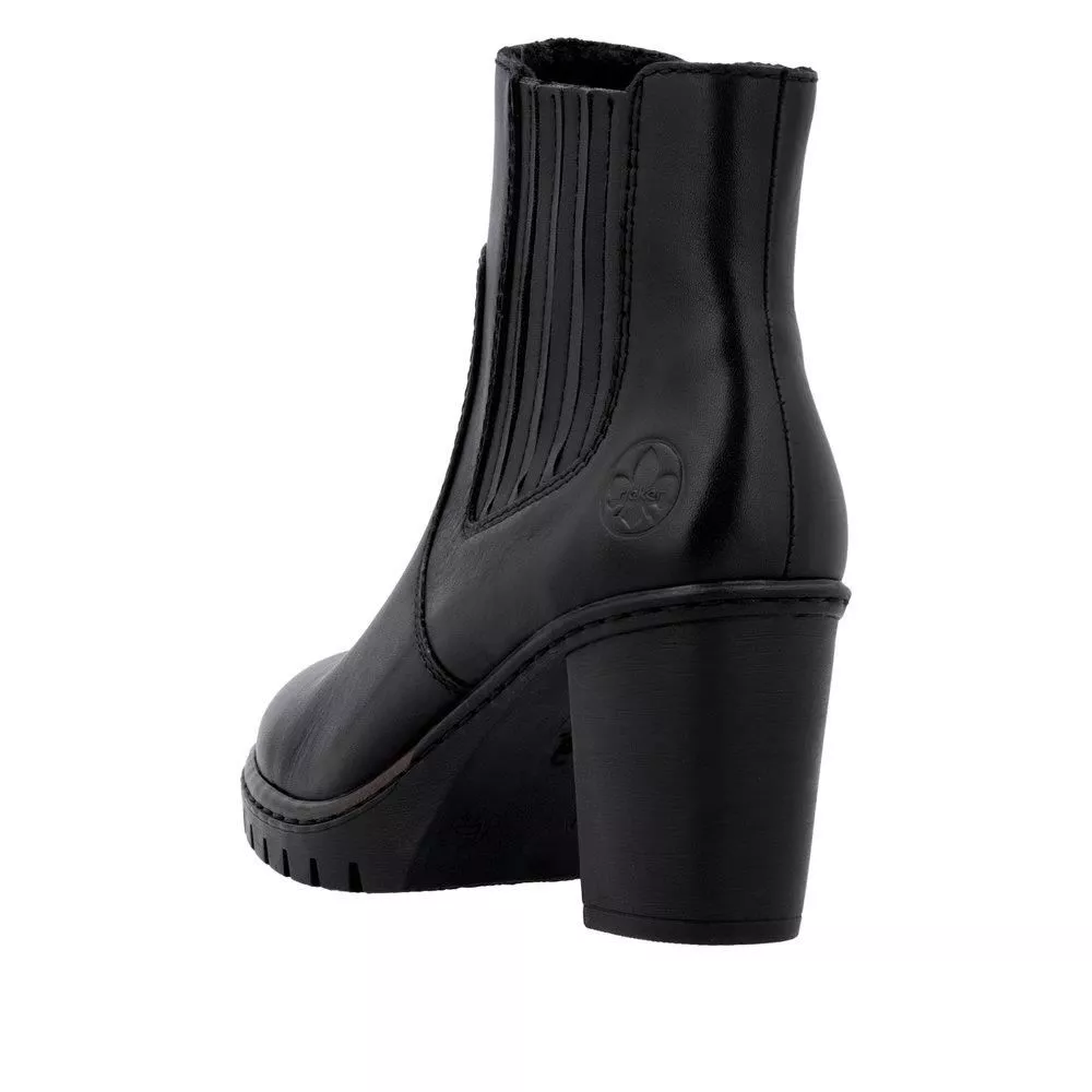 Botki RIEKER Y2577-00 black
