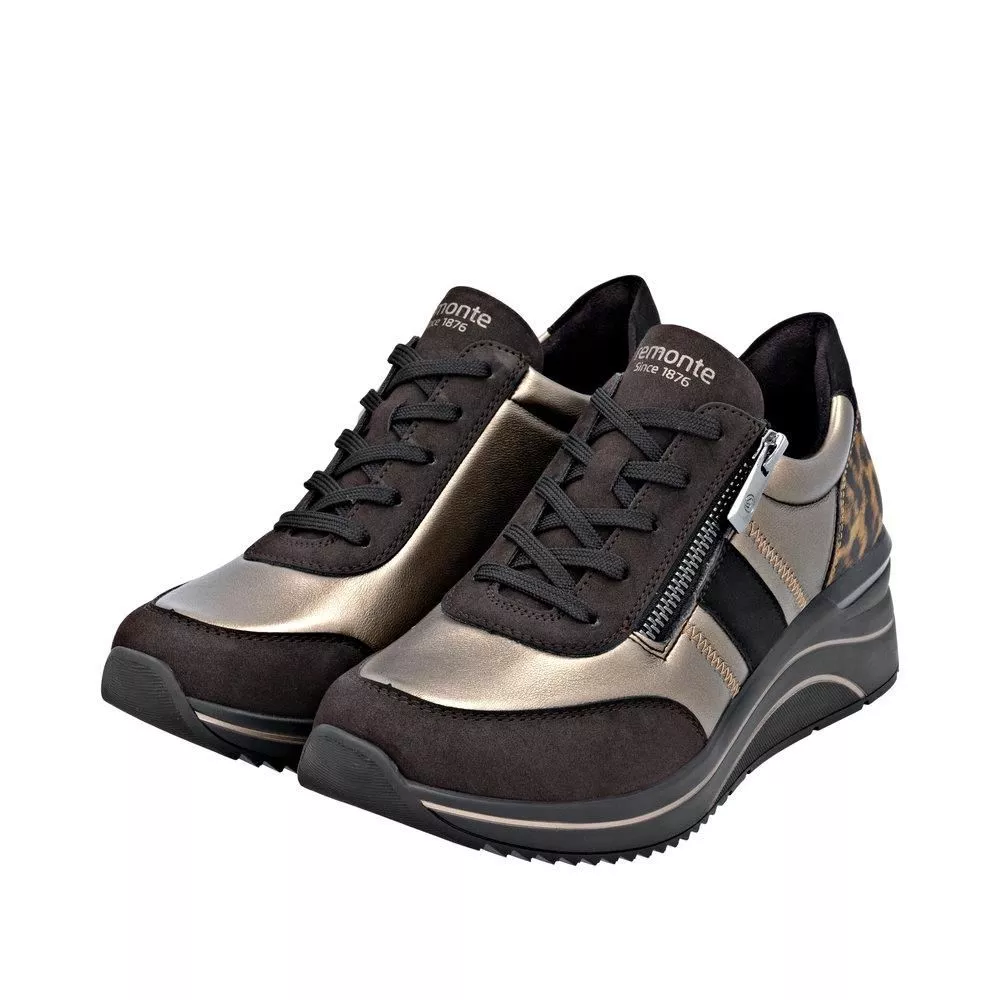Półbuty REMONTE D0T09-91 metallic