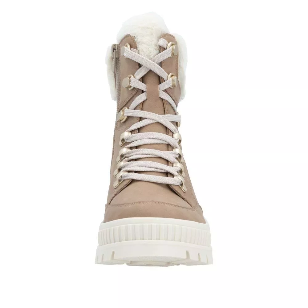 Trzewiki RIEKER W2174-20 beige