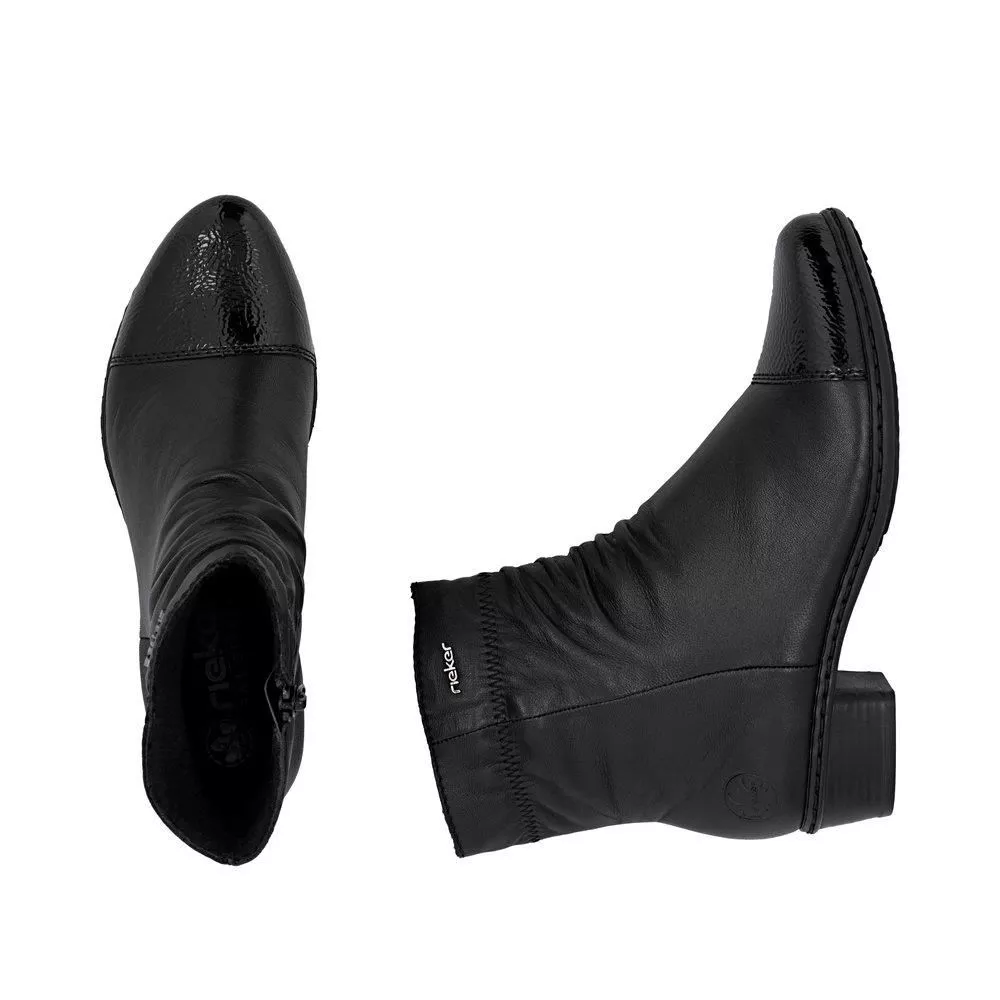 Botki RIEKER Y0773-00 black