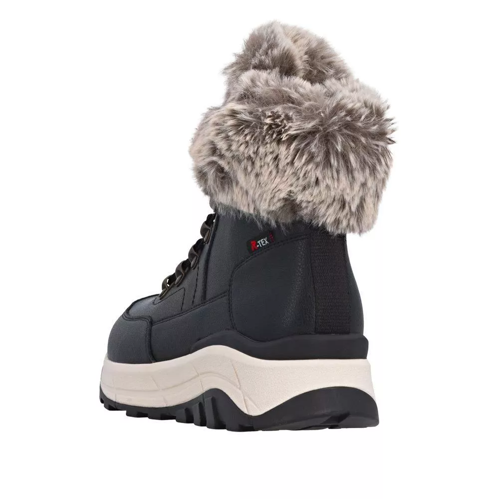 Trzewiki RIEKER W0063-00 black
