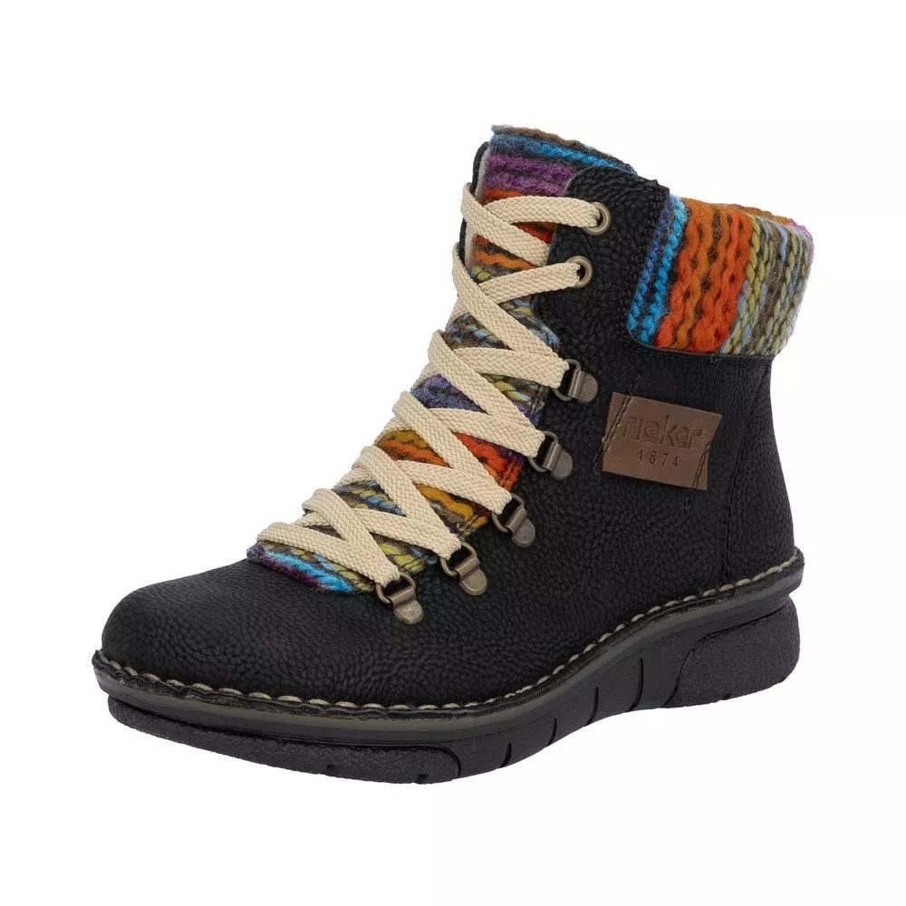 Trzewiki RIEKER 73343-00 black
