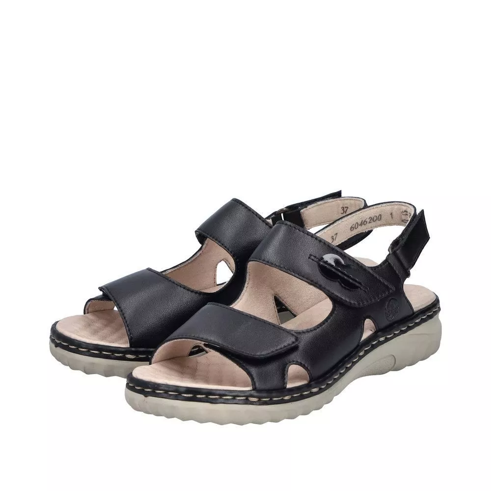 Sandały RIEKER 60462-00 black