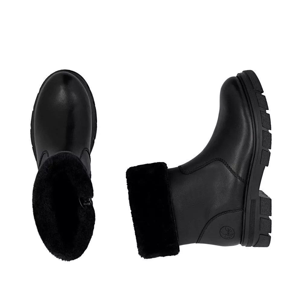 Botki RIEKER Z9188-00 black