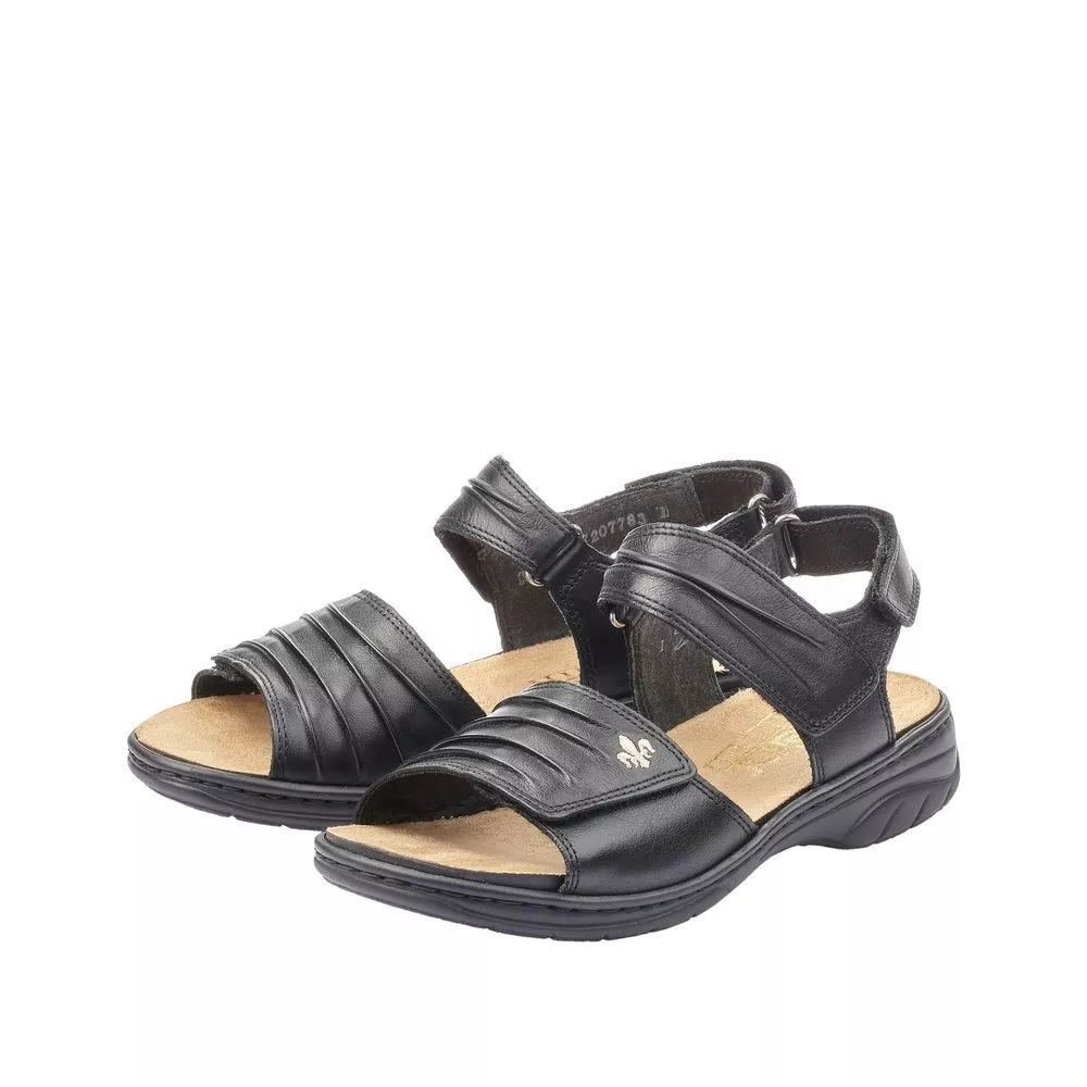 Sandały RIEKER 64560-01 black