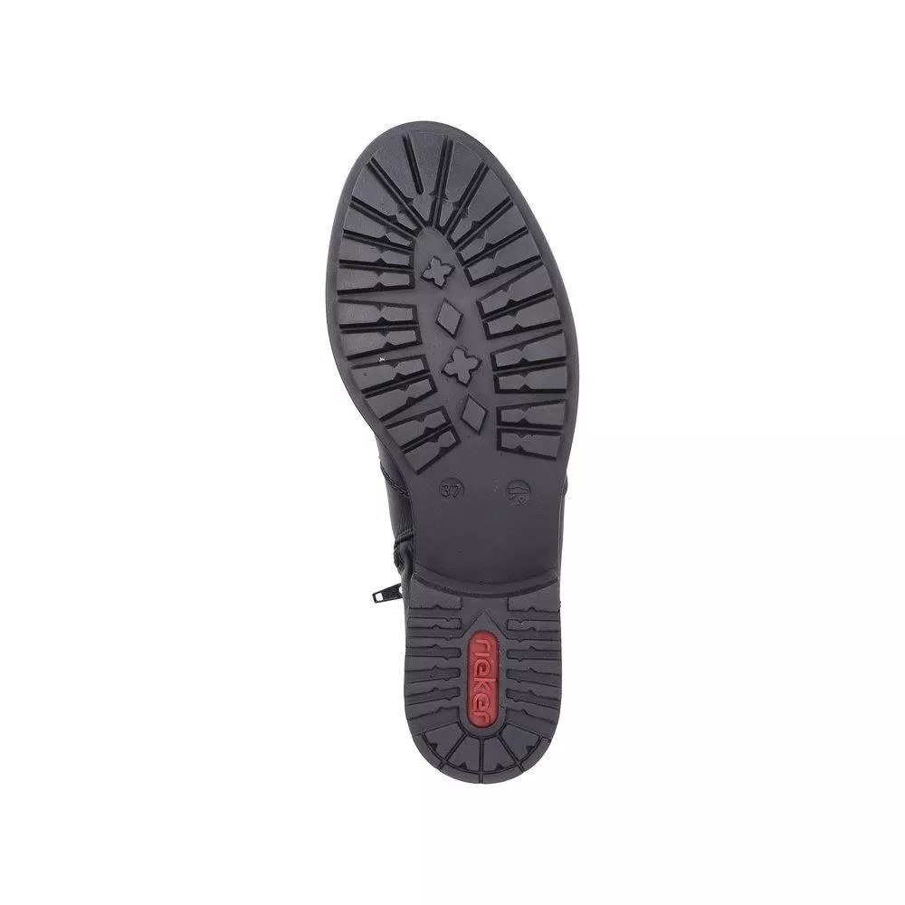 Botki RIEKER Z6883-00 black