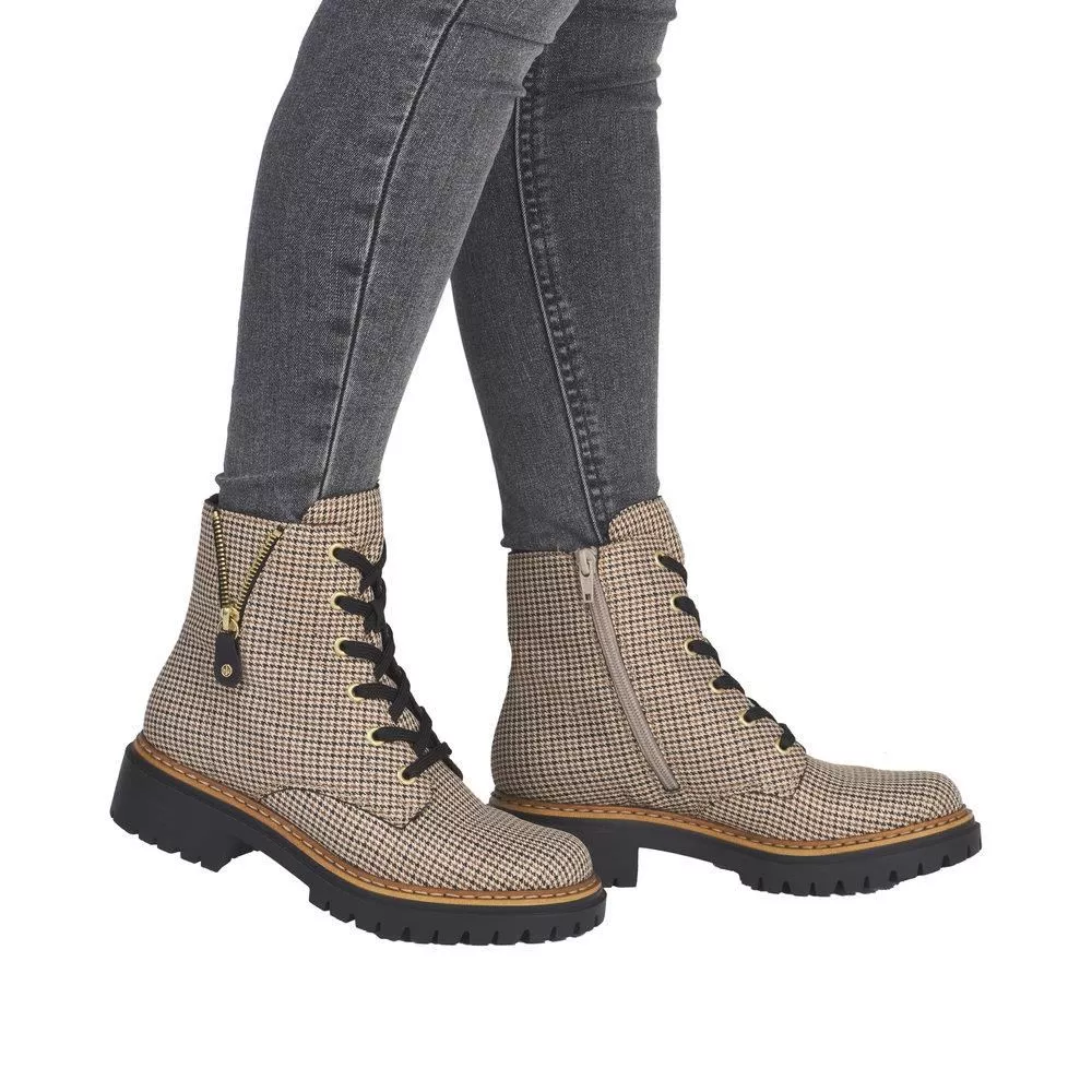 Trzewiki RIEKER 72617-60 beige