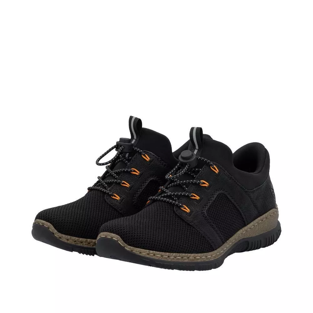 Półbuty RIEKER N32G4-00 black