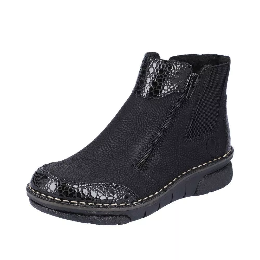 Botki RIEKER 73355-00 black