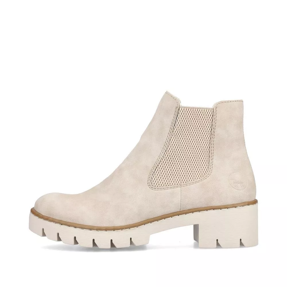Botki RIEKER X5772-60 beige