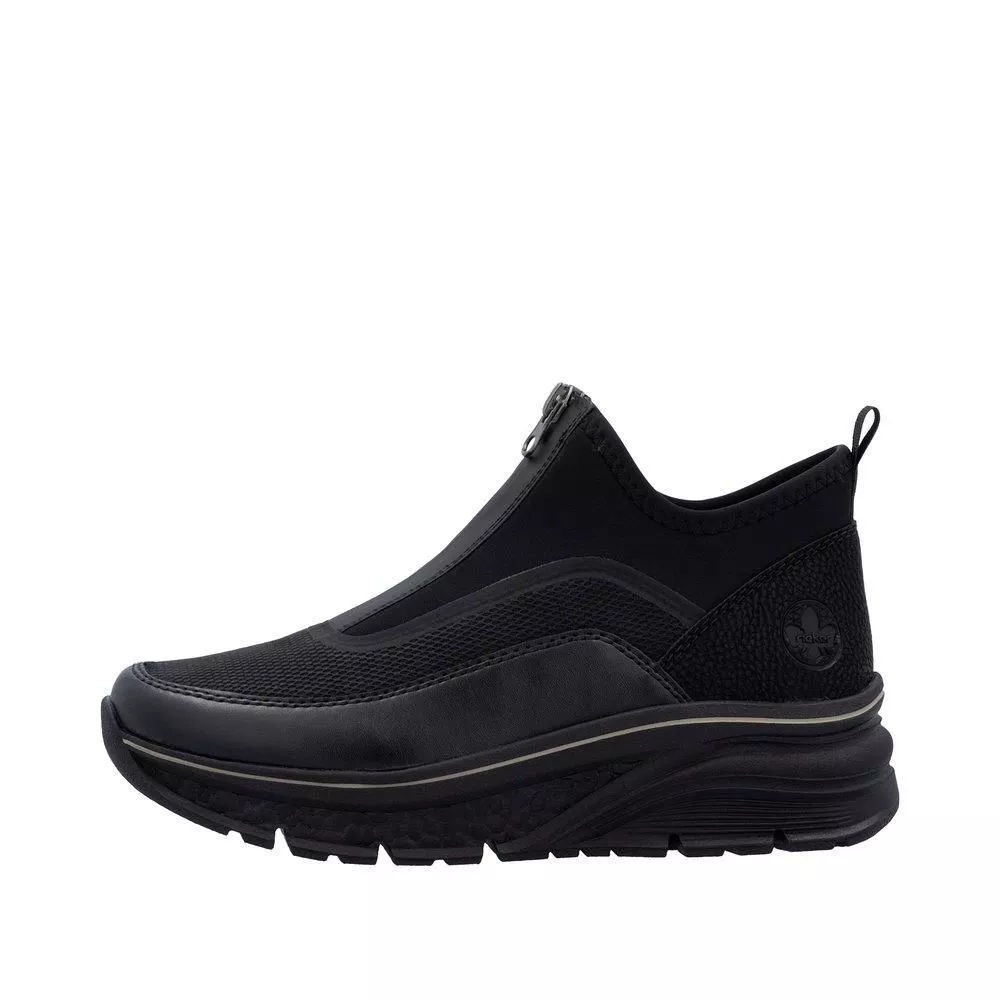 Półbuty RIEKER 48053-00 black