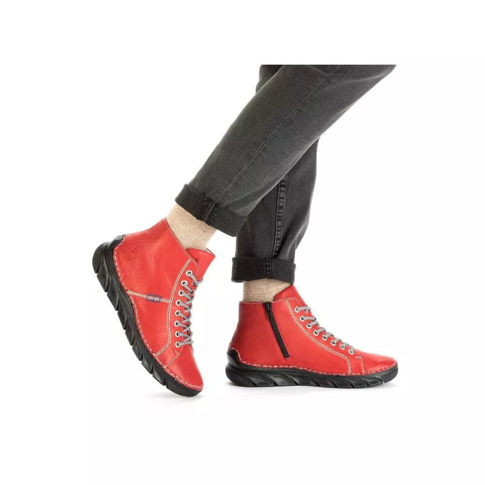 Trzewiki RIEKER 55020-33 red