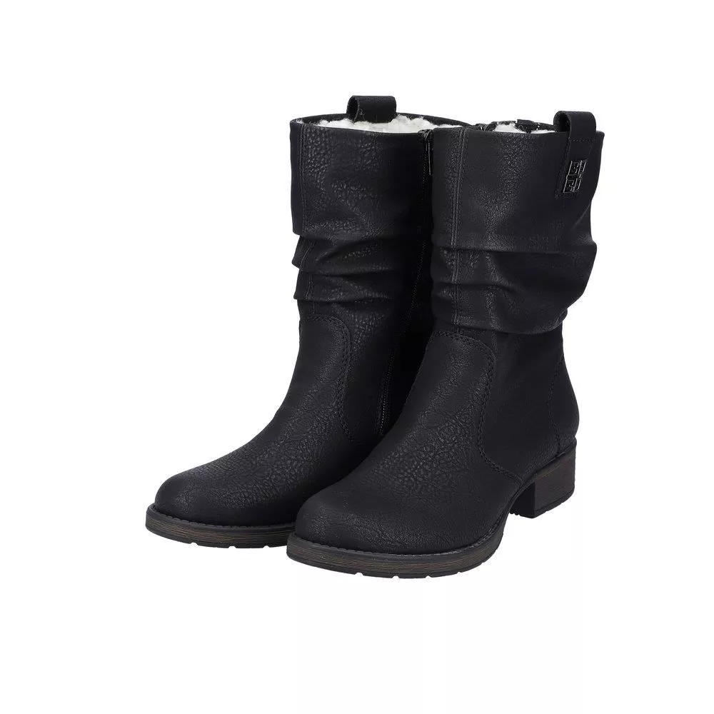 Botki RIEKER Z9583-00 black