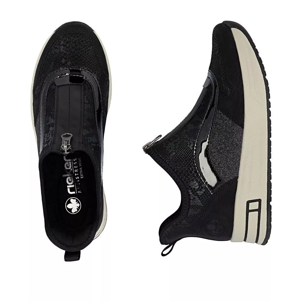 Botki RIEKER N8151-00 black