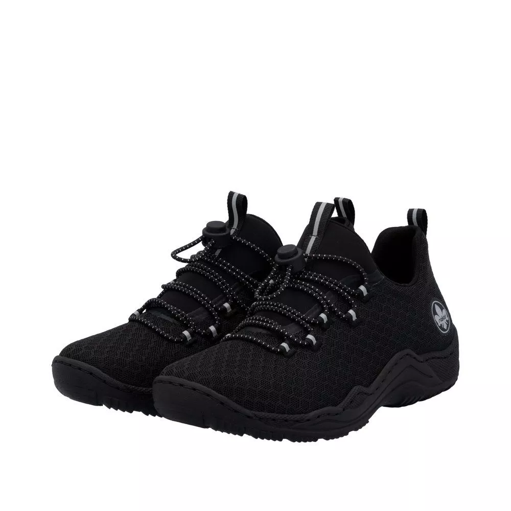 Półbuty RIEKER L0550-01 black