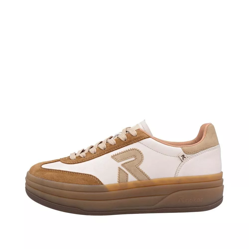 Półbuty RIEKER W3700-62 beige