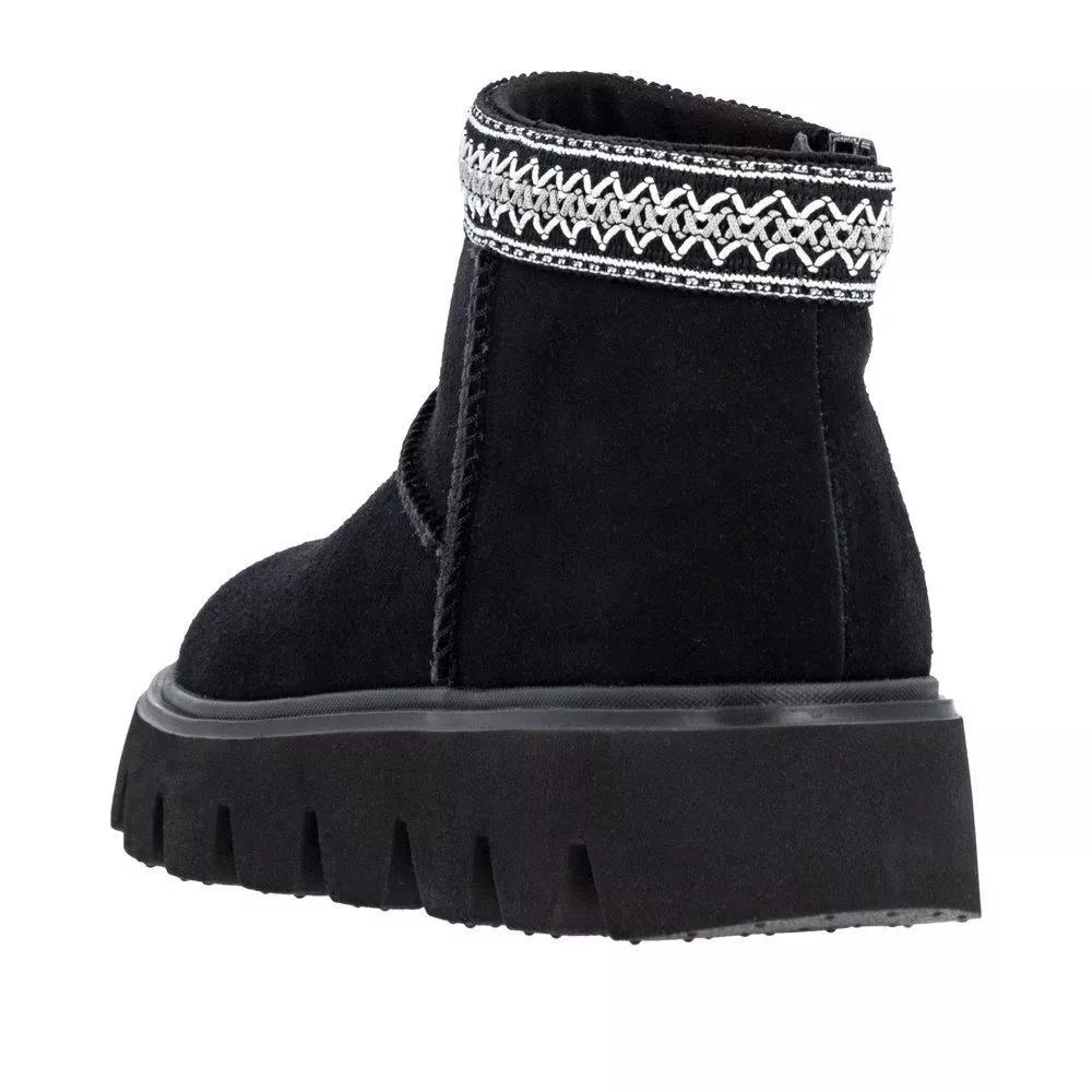 Botki RIEKER W2074-00 black
