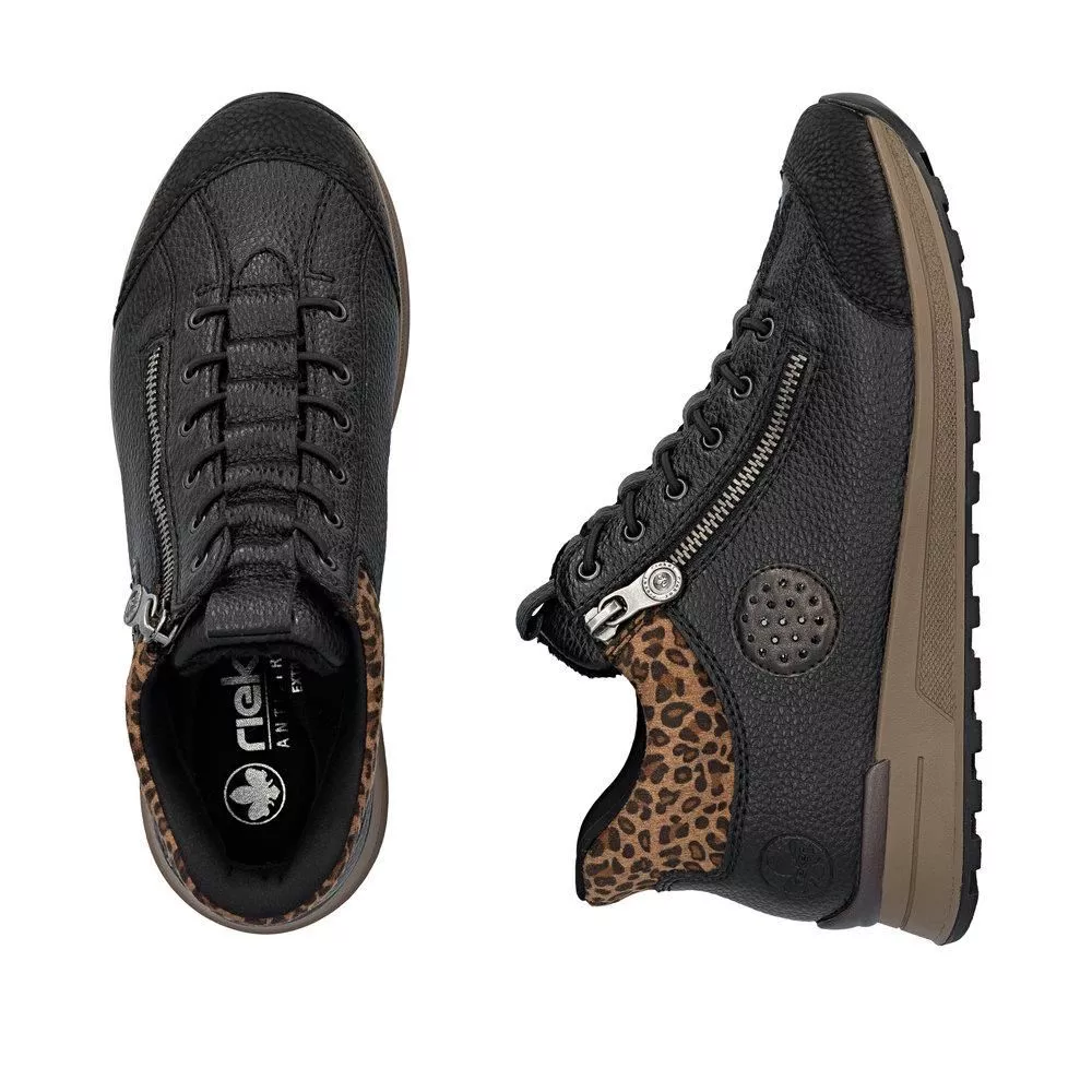 Półbuty RIEKER N1457-00 black