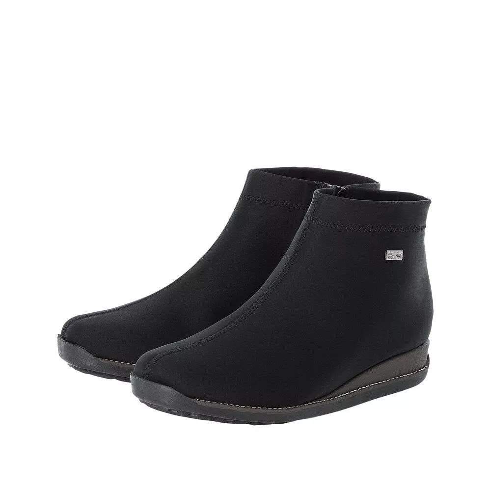 Botki RIEKER 98251-00 black