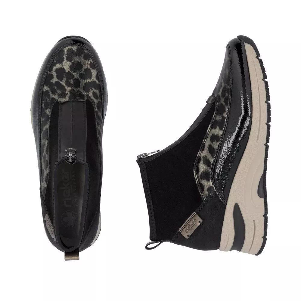 Botki RIEKER N9362-00 black