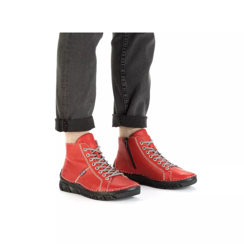 Trzewiki RIEKER 55020-33 red