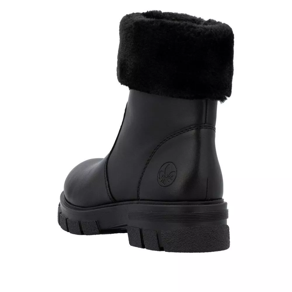 Botki RIEKER Z9188-00 black