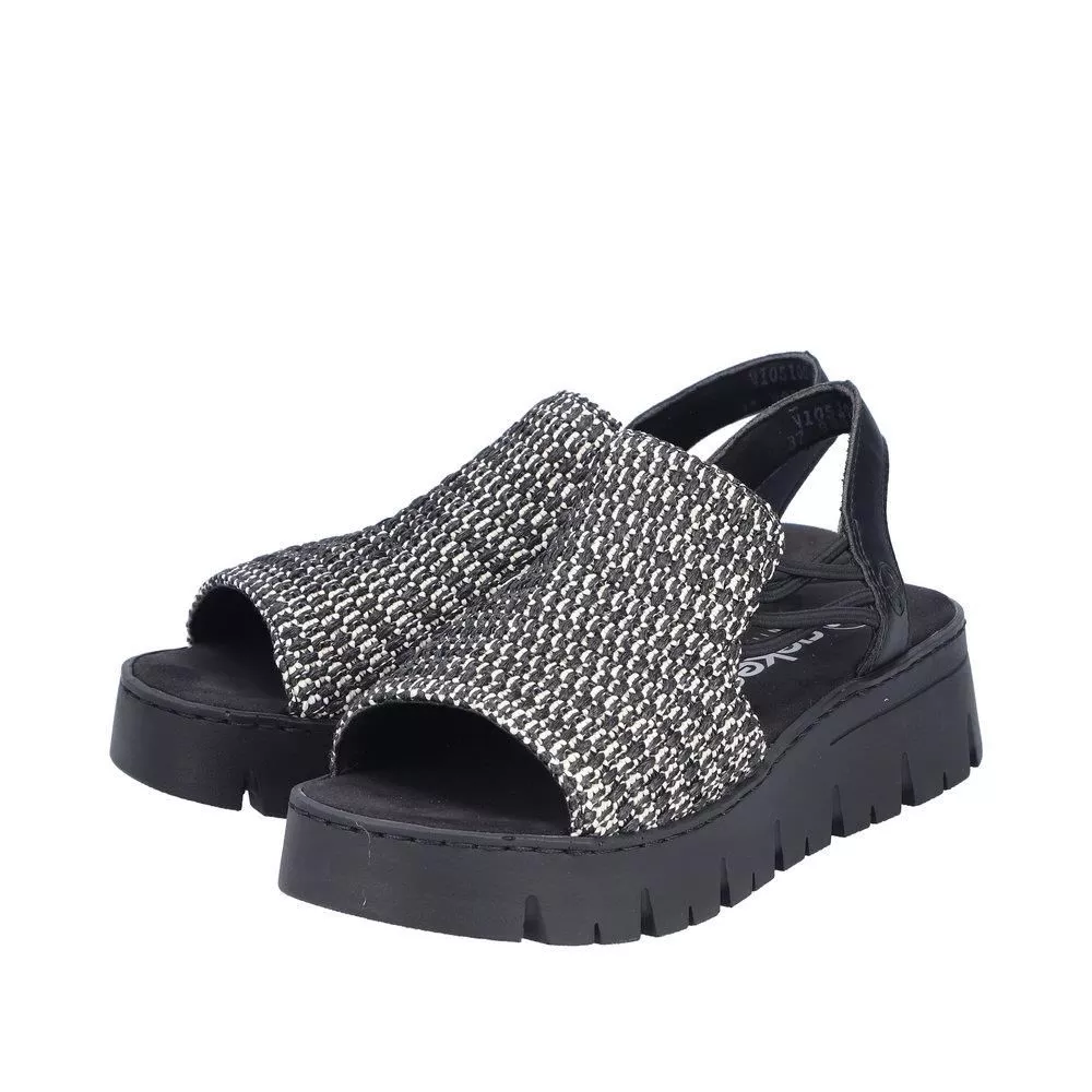 Sandały RIEKER V1051-00 black