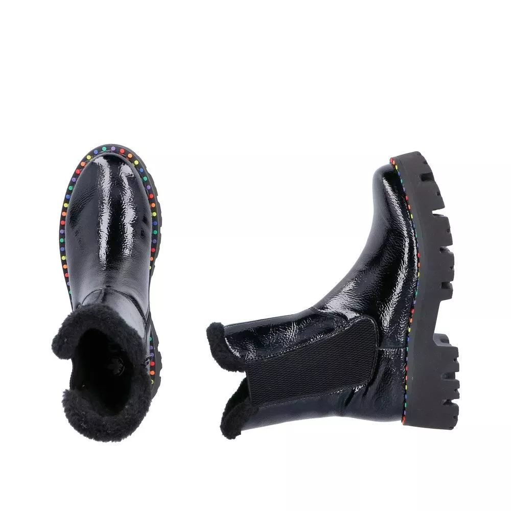 Botki RIEKER Y3350-00 black