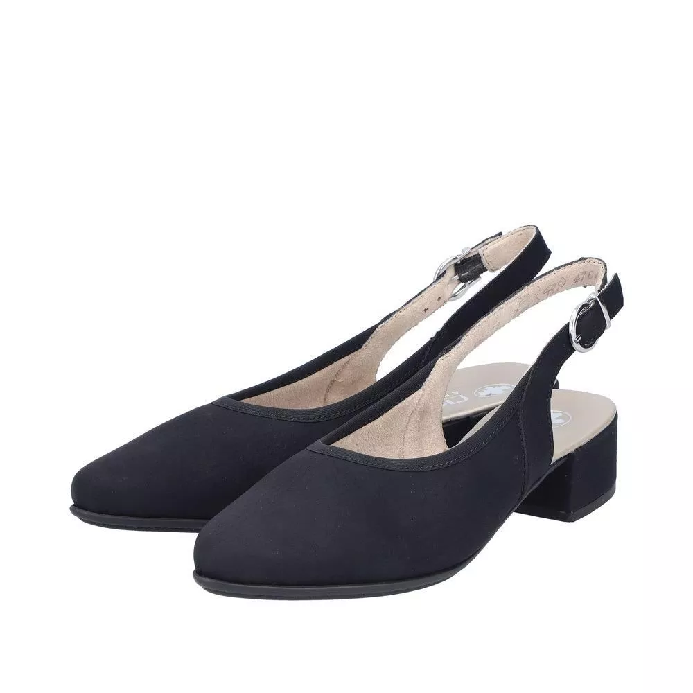 Czółenka RIEKER 47060-00 black