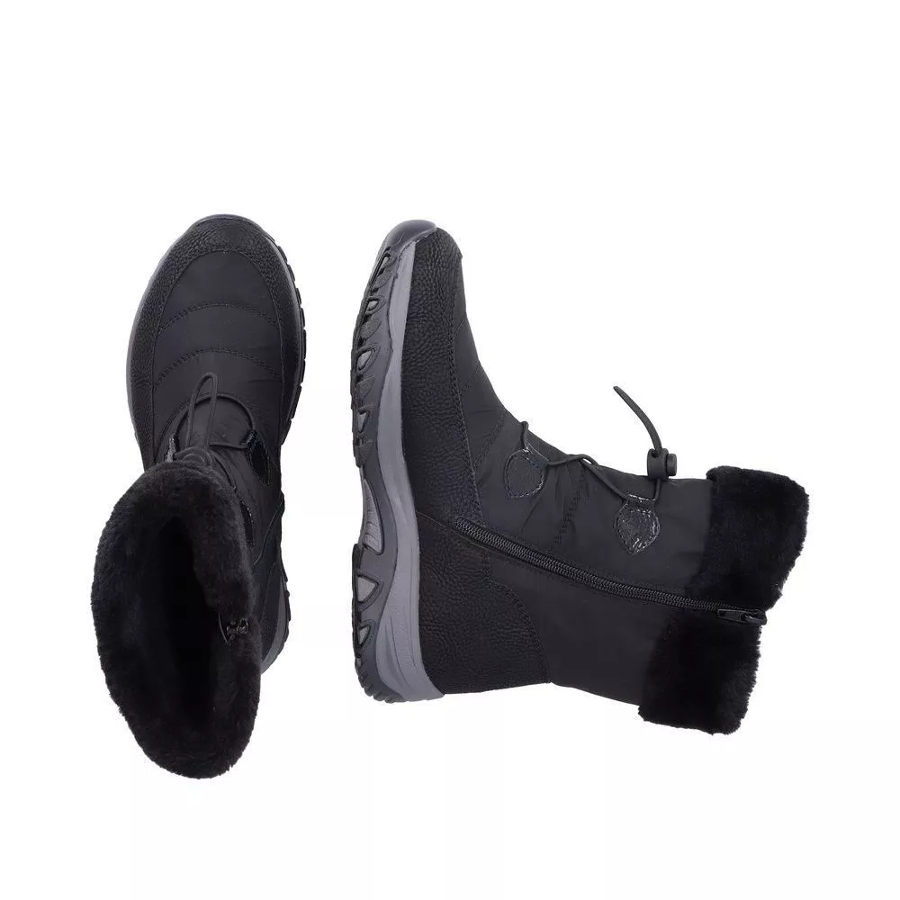 Botki RIEKER M9683-00 black