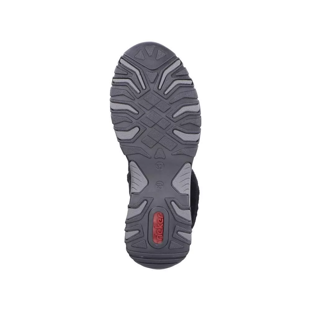Botki RIEKER M9683-00 black